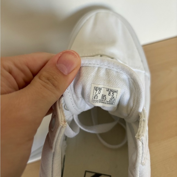 White platform vans - Picture 6 of 6